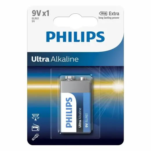Батарея Philips 6LR61|9V Фото num
