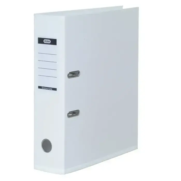 Mape-reģistrs ELBA Strong-Line, A4 formāts, 80mm, balta Foto 2