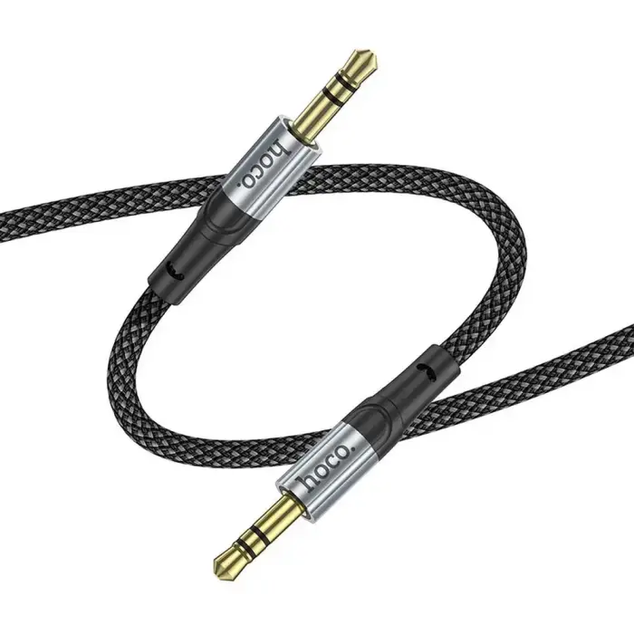 Cable AUX Jack 3,5 mm to Jack 3,5 mm Hoco 1 m UPA26 black Photo