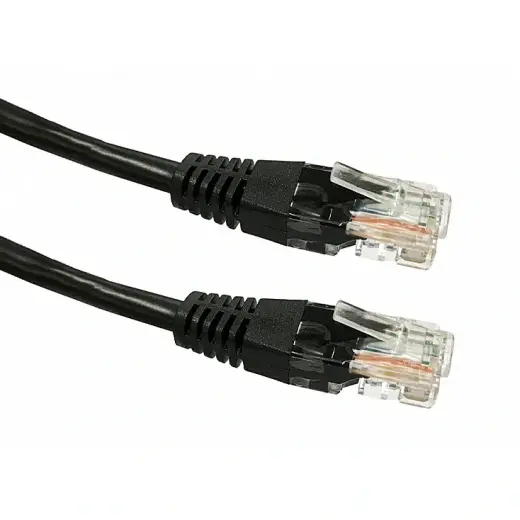 TB сетевой кабель Ethernet LAN | Cat5e | UTP | 5m | чёрный