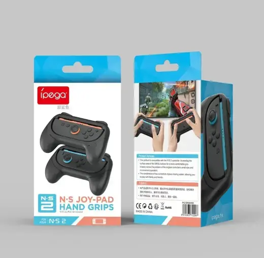 iPega SW2055D Grip for JoyCon Controllers Nintendo Switch 2 Black Foto 3