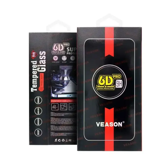 Veason 6D aizsargstikls telefona ekrānam Motorola Edge 70
