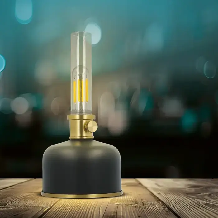 Retro Petroleum LED Lamp black FLR-25 Forever Light Photo