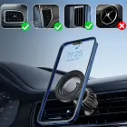 Blavec Car holder BH-16A Carbon magnetic Magsafe to air vent (BH16AC-MAVB) black Foto 5