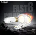 REMAX Car Charger RCC-102 - USB - 3,4A with 2 in 1 cable Micro USB, Lightning gold Foto 8