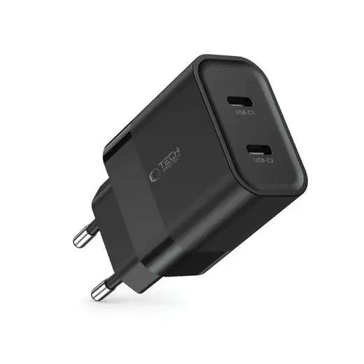 Tech-Protect C20W tīkla lādētājs | 20W | PD | USB-C | melns Foto 4