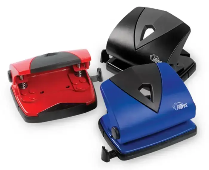 Caurumotājs FORPUS caurumo līdz 30 lapām, melns, 80mm attālums no caurumiem 80mm Foto 2