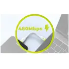 Mobile Origin Compact cable USB-C to USB-C, white — Foto 4