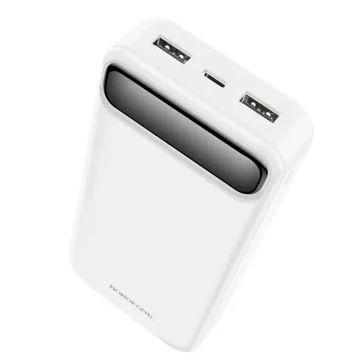Borofone BJ14A Freeway внешний аккумулятор (powerbank) | 20000 mAh | 10W | USB-A, USB-C, Micro USB | белый Фото num