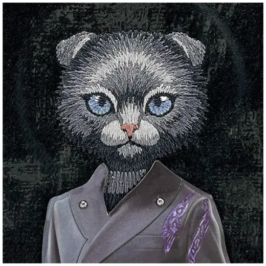 Nimmy Magnetic fashion cute pet phone case for iPhone 16 Pro black Photo