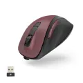 Hama MW-500 V2 Wireless Mouse with Battery - Burgundy Фото num
