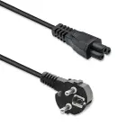 Qoltec Power cable SCHUKO | IEC C5 | Clover | 3x1.0mm² | 1.5m Фото num