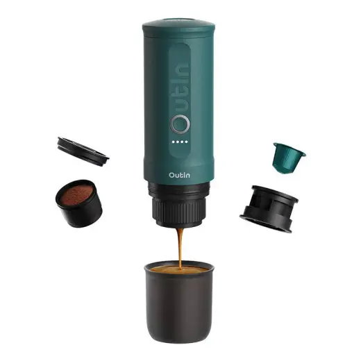 Outin Nano 7500mAh Portable Coffee Maker (Turquoise) Фото num