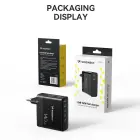 GaN Wozinsky CGWCB 140W Wall Charger 3 x USB-C / 2 x USB-A - Black Foto 5