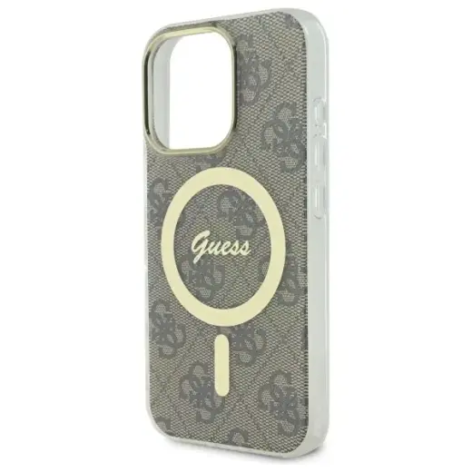 Guess GUHMP16LH4STW iPhone 16 Pro 6.3" brown hardcase IML 4G MagSafe Foto 5