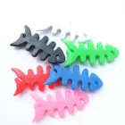 Fish-shaped headphone cable wrap - black — Фото 3