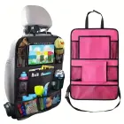 Car organizer for front seats with compartments pink Фото num