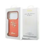 Guess IML 4G Script Metal Logo Case for iPhone 17 Pro Orange Foto 6