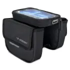 Wozinsky bicycle frame bag, waterproof phone case, 1.5l, black (WBB26BK) Foto 3