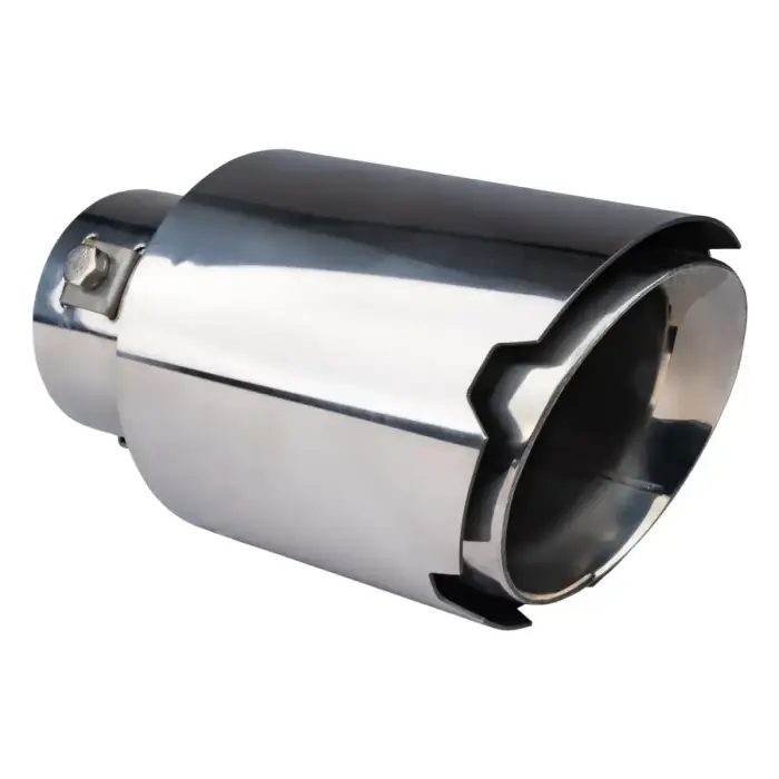 Exhaust silencer tip stainless steel chrome AMIO-04064