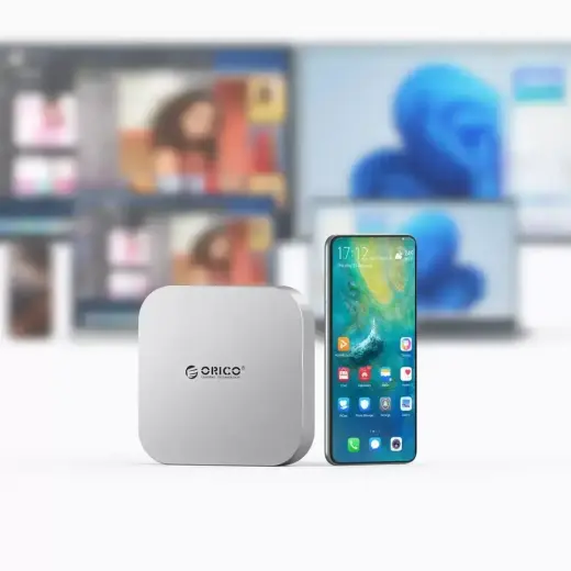 Orico MiniLink 9-in-1 Docking Station with Hard Drive Bay - Silver Foto 12