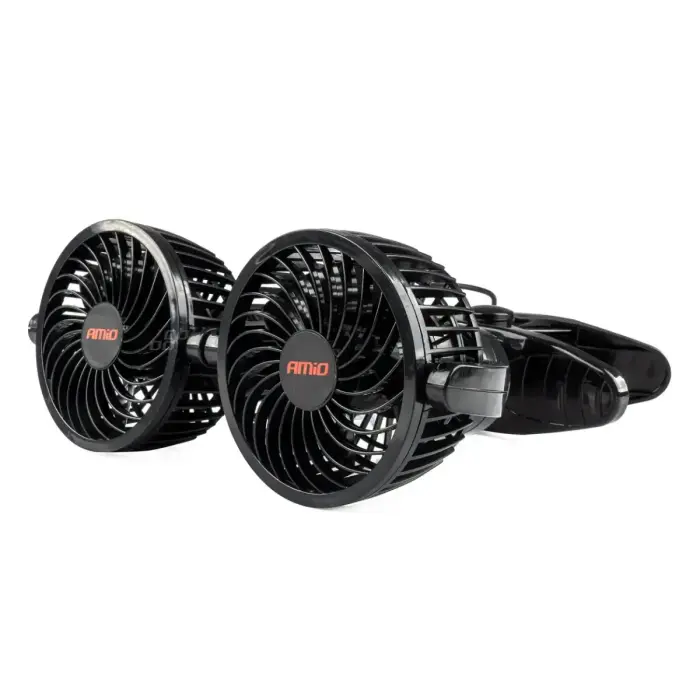 Auto ventilators ar klipsi 2×4" 12V