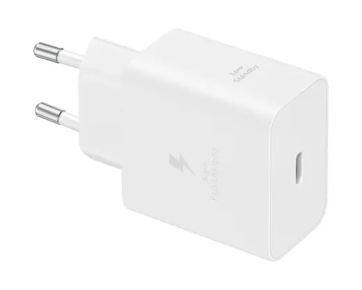 EP-T4511XWE Samsung USB-C 45W Travel Charger + USB-C Data Cable White (Damage Package)