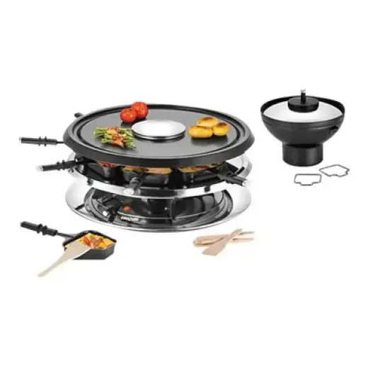 Unold Raclette Multi 4-in1 4in1 black Schwarz (48726) Foto 2