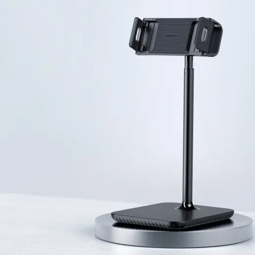 Acefast telescopic phone and tablet holder (135-230mm wide) for the desk 360 ° black (E4 black) Photo