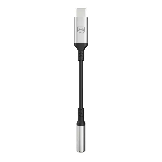 3mk USB-C adapter - 3.5 mm minijack - silver Photo