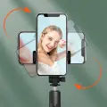 Selfie stick WRY1S telescopic tripod 0.7m for phone - black Foto 8