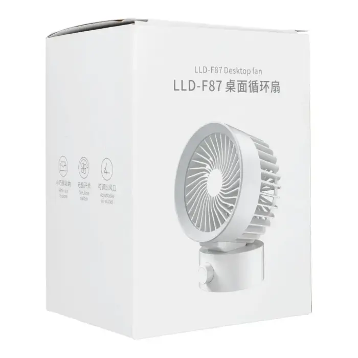 Desk fan powered by USB A LLD-F87U black Foto 3