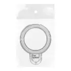 Phone stand CIRCLE GLITTER - stick-on - silver — Foto 2