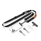 TECH-PROTECT C9S ROPE CROSSBODY BLACK/ORANGE — Foto 1