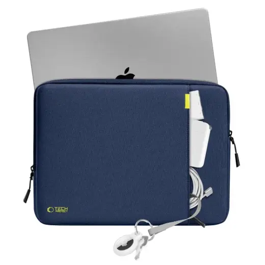 Tech-Protect Defender Laptop Bag 13-14 - Navy Blue Photo