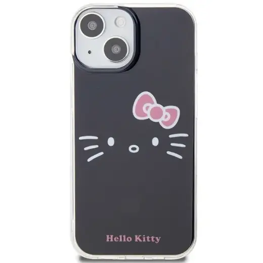 Hello Kitty IML Kitty Face case for iPhone 15 - black Фото num