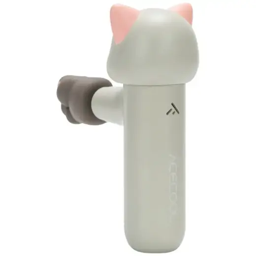 Mini massage gun 4smarts ACECOOL Cat light gray Foto 4