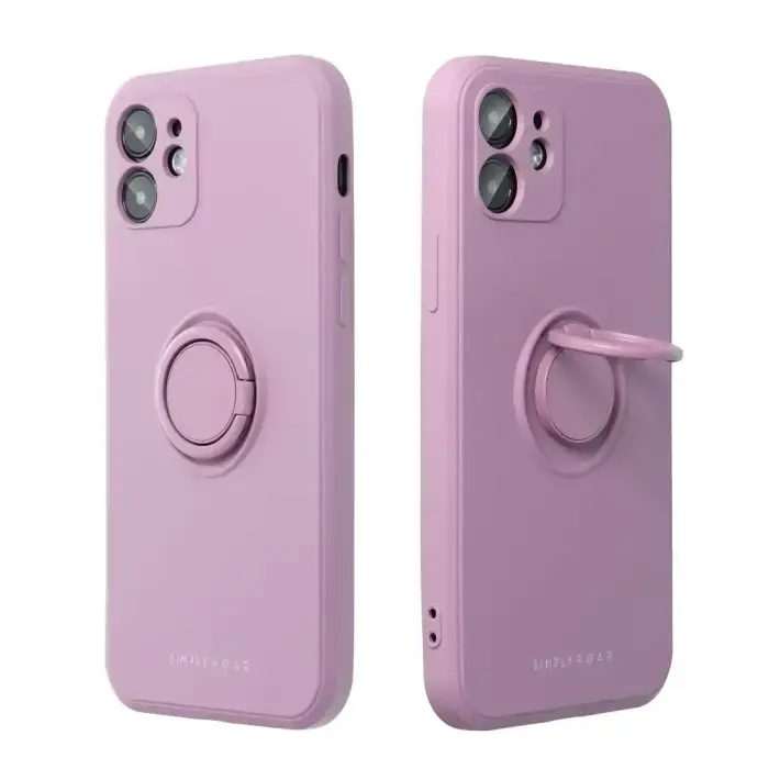 ROAR AMBER maciņš ar statīvu telefonam iPhone 17 Air violets