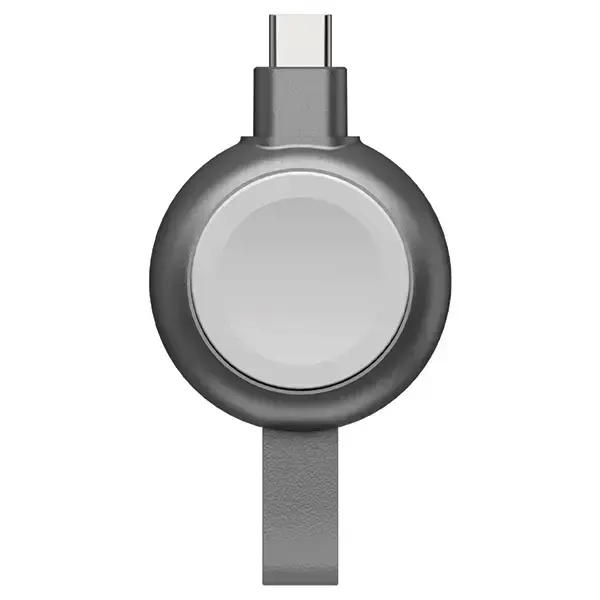 ENERGEA WatchPod 3 compact inductive charger for Apple Watch 5W USB-C Fast Charging gray/gunmetal Фото num