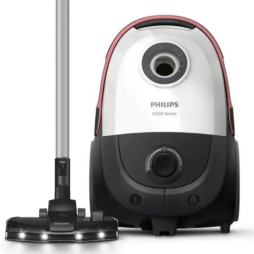 PHILIPS 6000 series putekļsūcējs ar maisu, 900W, balts Фото num