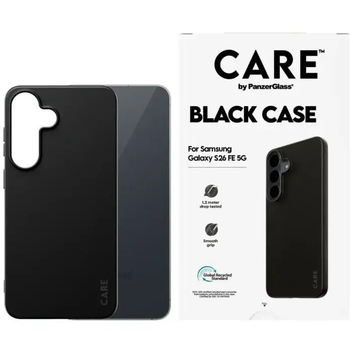 Case CARE by PanzerGlass TPU for Samsung  Galaxy S26 FE 5G black