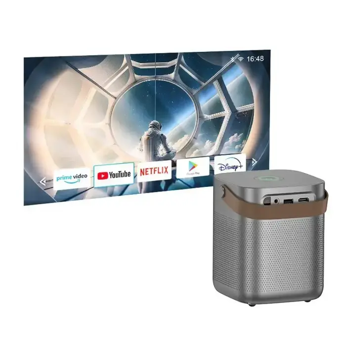 Projector HD Ready Hoco with Android software Wi-Fi Bluetooth 720P DT4 gray Photo