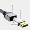 Wozinsky cable HDMI 2.1  8K 60 Hz 48 Gbps | 4K 120 Hz | 2K 144 Hz 1m silver (WHDMI-10) Photo