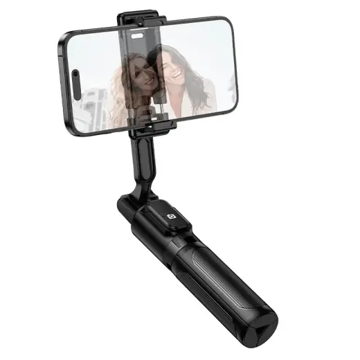 Borofone Selfie Stick BY14 Graceful bluetooth with tripod and remote control black Foto 4