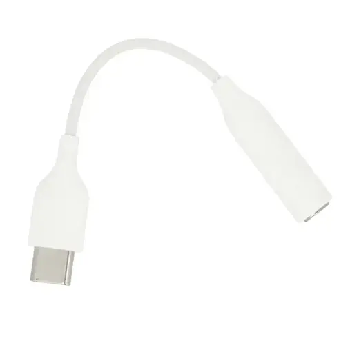 Earphones Adapter - Type C to Jack 3,5mm - White (DAC) - EE-UC10JUW compatible with new Samsungs S20, S21, S22, S23, S24, S25 series Photo