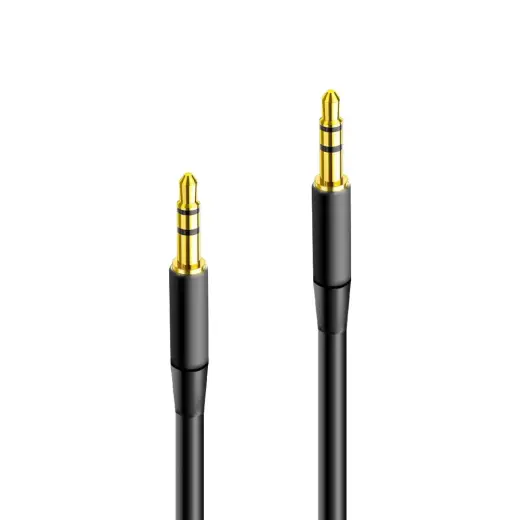 Maxlife audio cable jack 3.5 mm - jack 3.5 mm 1m black Фото num