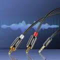 UGREEN AV116 3,5mm Jack to 2RCA (Cinch) Cable 3m (black) Photo