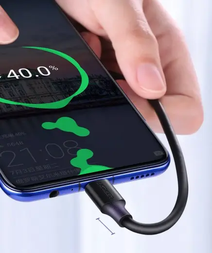 Ugreen USB - micro USB data charging cable2,4 A 480 Mbps 1,5 m black (US289 60137) Foto 2