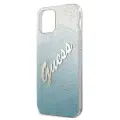 Guess GUHCP12LPCUGLSBL iPhone 12 Pro Max 6,7" niebieski|blue hardcase Glitter Gradient Script — Photo 6