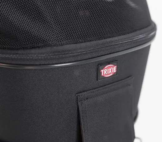 Корзина для собак : Trixei Велосипедная корзина для широких велосипедных багажников, 29 × 42 × 48 см, черная Фото num